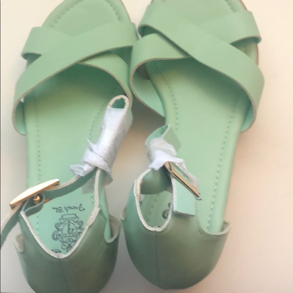 womens teal sandals